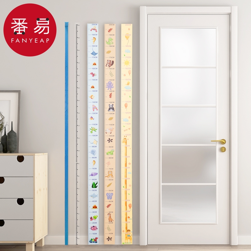 量身高A1vo0-身高测量仪不拼接房间装饰布置粘贴式身高测量墙贴