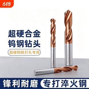 硬质合金钻头 打孔超硬钢铁不锈钢专用 高硬度全钨钢白钢转头