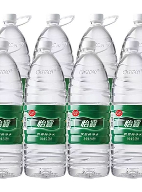 怡宝饮用纯净水2.08L*8瓶家庭饮用水非矿泉水饮料瓶装