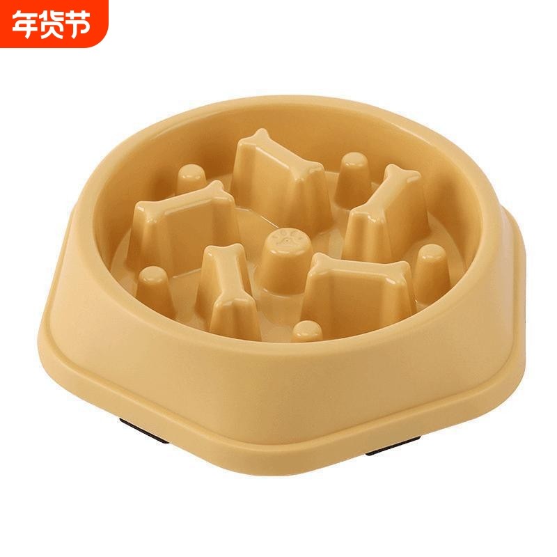 大中型狗狗防噎食宠物慢食碗猫碗狗碗金毛猫盆狗盆防打翻碗吃饭
