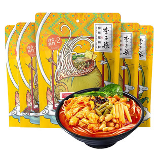 正宗袋装 米线方便速食螺丝粉 5袋 李子柒柳州螺蛳粉心动包288g