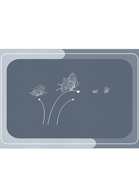 越特硅藻泥简约浴室吸水防摔地垫