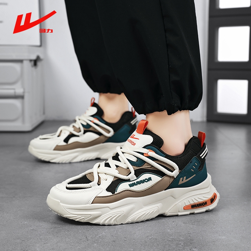 回力男鞋2025新款秋冬季运动鞋男款休闲百搭跑步男士软底老爹鞋