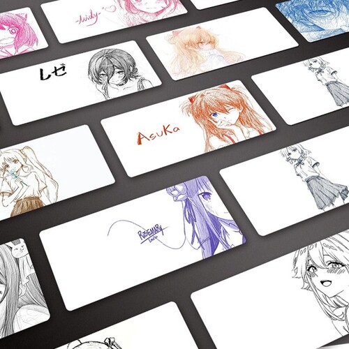 明日香鼠标垫超大线稿系列电竞游戏滑鼠垫加厚学生书桌电脑键盘垫