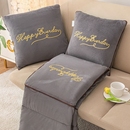 冬季 通用二合一靠枕午睡毯 加厚多功能车载办公室抱枕被子两用四季