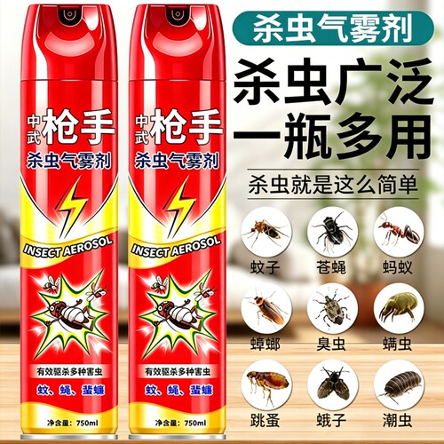 杀虫气雾剂家用室内驱蚊驱虫臭虫