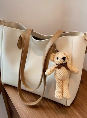 艾程高级感大容量大包包女士2024潮时尚通勤托特包百搭单肩斜挎包