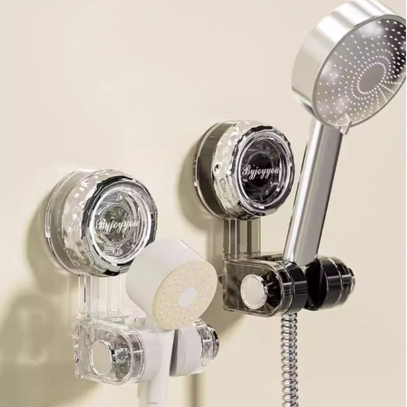 吸盘花洒支架固定神器浴室免打孔儿童淋浴喷头支架挂钩可移动调节