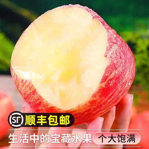 顺丰上门【孙悟空】陕西高山红富士苹果新鲜水果脆甜冰糖心彩箱装