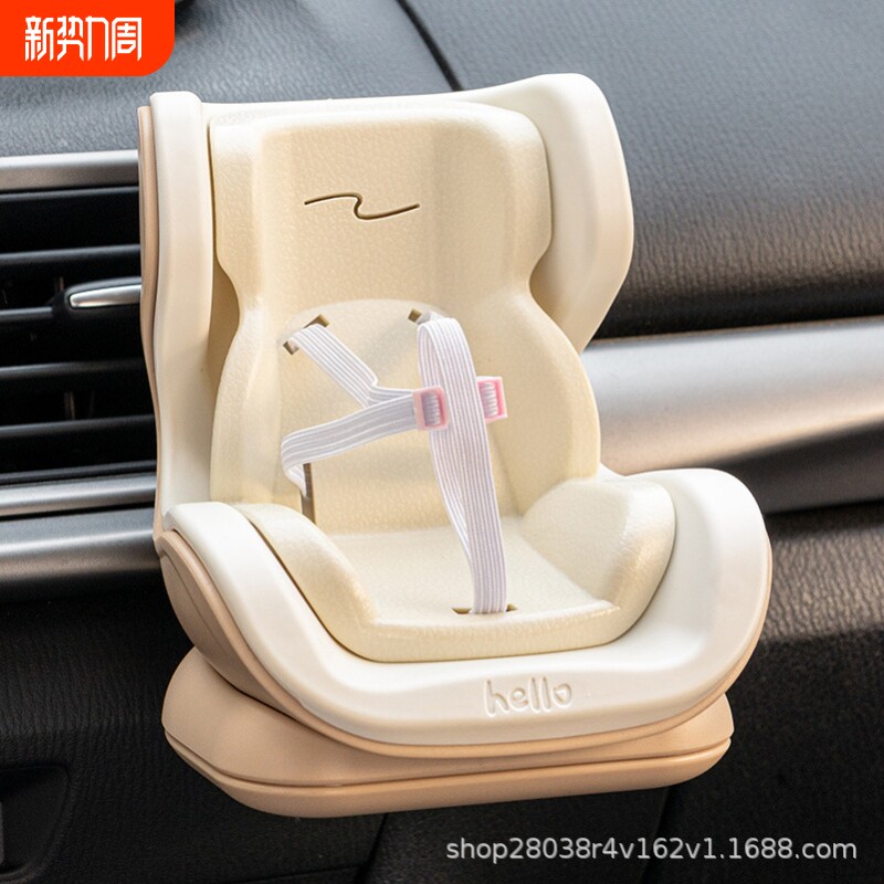 labubu拉布布适配安全座椅车载座椅模型摆件玩具减压儿童玩具