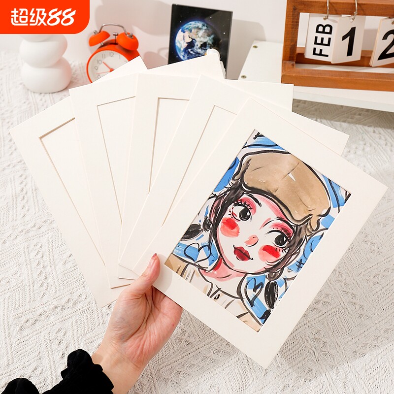 A4儿童卡纸画框装裱相框图片