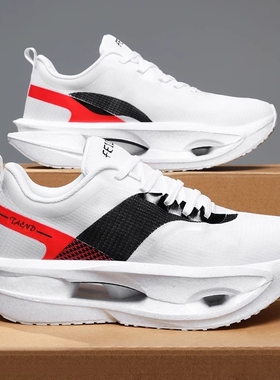 飞电5U碳板运动跑鞋男款竞速青少年学生爆米花减震透气跑步鞋科技