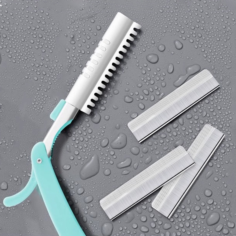 《修眉刀/刀片AA1sn0-初学替换刀片男女通用便携备用刀片刮眉刀