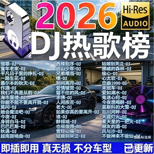 抖音流行榜单必备劲爆DJ经典MV