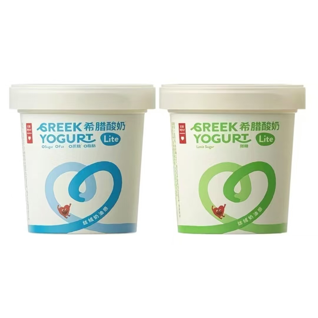 乐纯希腊酸奶零蔗糖零脂肪/限糖酸奶营养早餐纯酸奶大桶装挖着吃