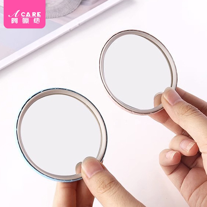 镜子/小/圆AA1SQ0-0726-随身镜便携迷你学生女手持口袋镜圆镜