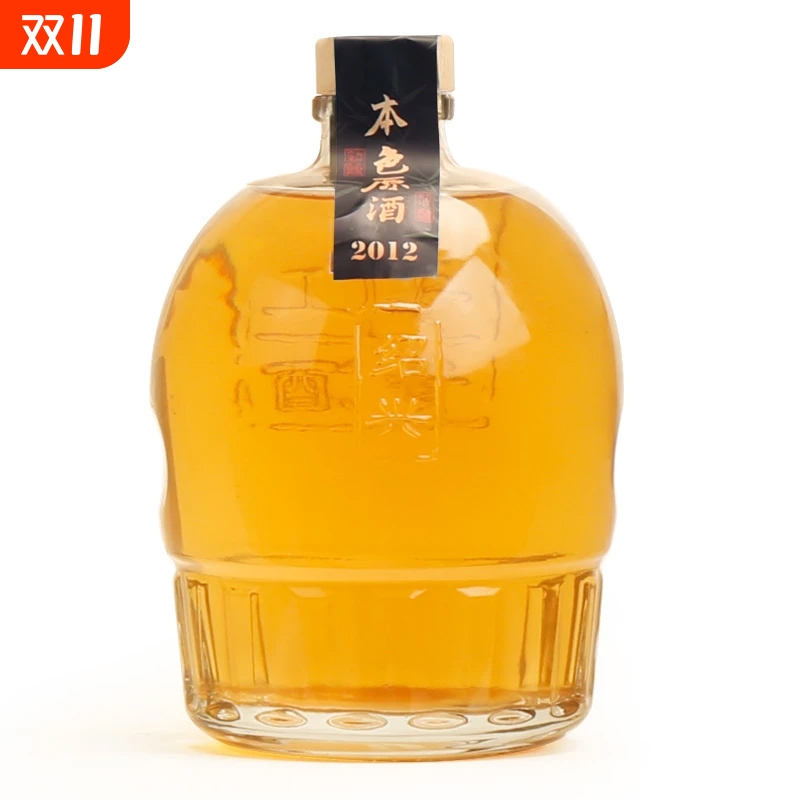 绍兴本色黄酒2012年冬酿原酒花雕酒无焦糖色糯米酒老酒752ml坛装