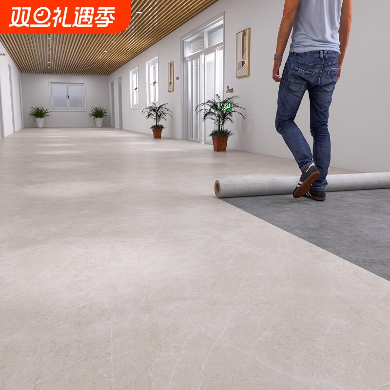 pvc塑胶地板革水泥地直接铺加厚地板胶商用地胶垫耐磨地板贴铺垫