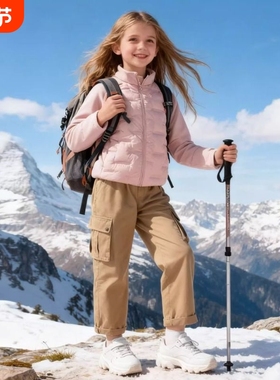 儿童羽绒服男女轻薄内胆校服神器2025拼接保暖外套新款HDD251紫色