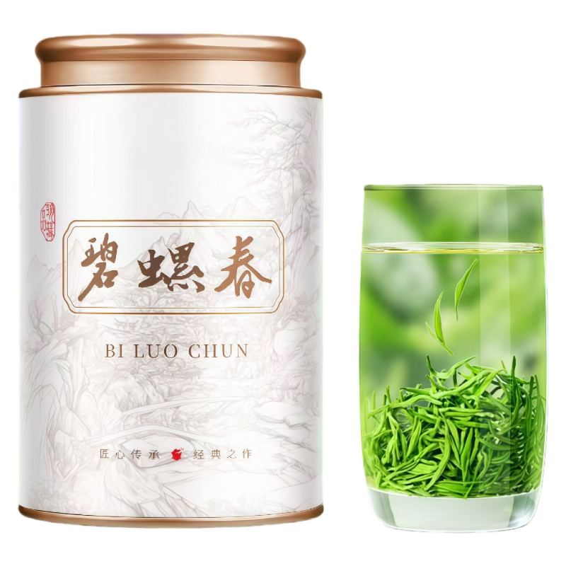 碧螺春浓香型绿茶嫩芽新茶250g*1罐半斤装