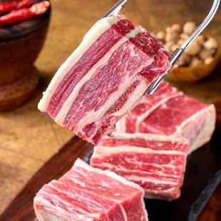 犀牛哥正宗原切牛肋排4斤牛排肋骨草原排骨顺丰包邮