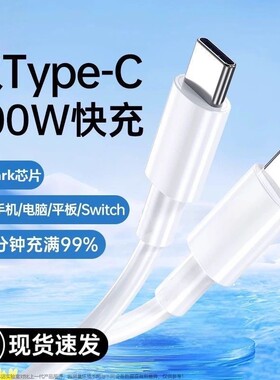 双Typec接口数据线超级快充PD100W适用苹果15/16/17华为mate荣耀magic闪充VIVO/OPPO笔记本ipad小米魅族三星