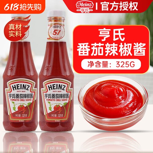 亨氏番茄辣椒酱325g/瓶装