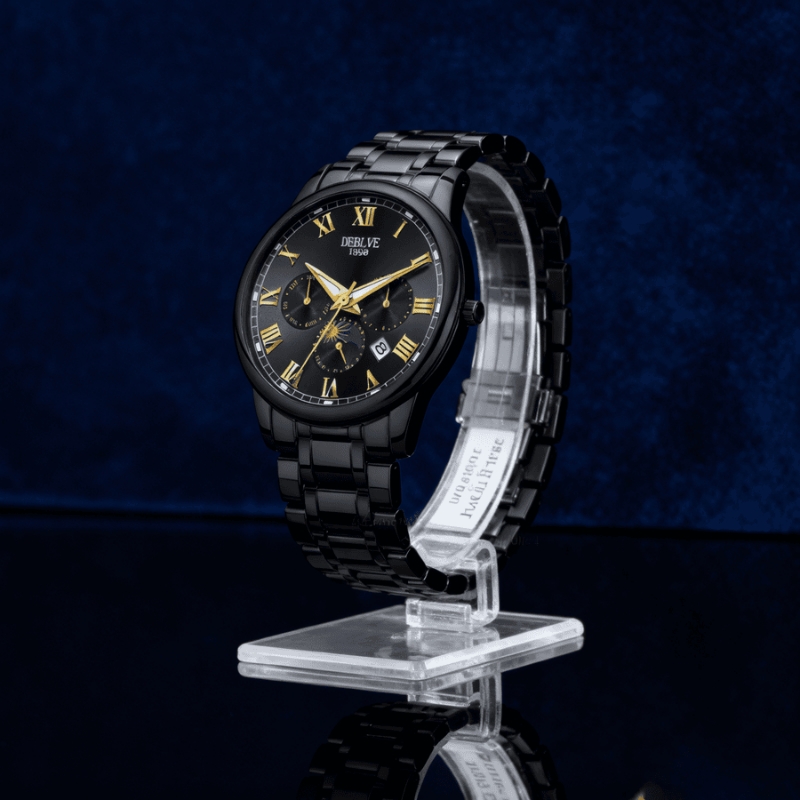 2024新款品牌手表男士非机械表全自动男款品牌防水商务钢表男生表