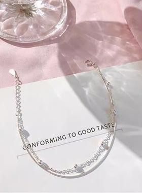 蛇骨链双层手链简约冷淡风