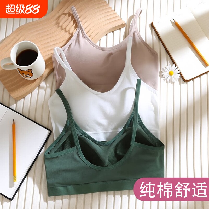 纯棉防震少女文胸|超8000次加购图片