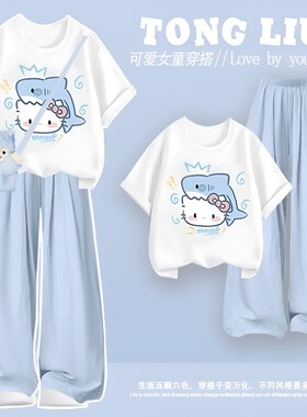 女童夏装短袖套装|超1000次加购