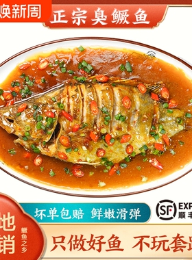 安徽黄山特产臭鳜鱼腌制半成品臭桂鱼正宗安徽徽菜黄山特产净膛SF