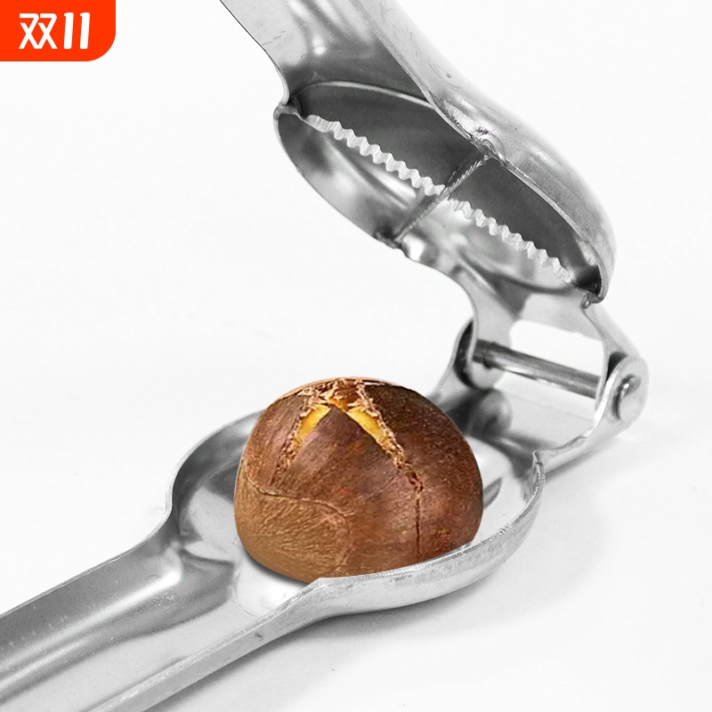 T开口器A1pn0-板栗开口器十字开口剥栗子家用剥去壳生板栗夹