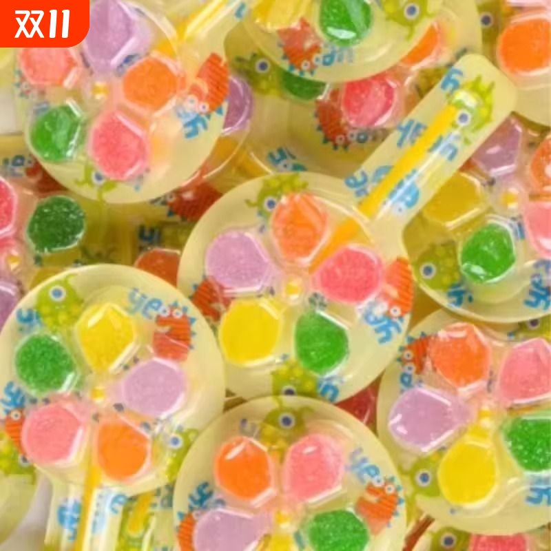 棒棒糖散装10支网红怀旧水果橡皮糖小零食小吃糖果大礼包