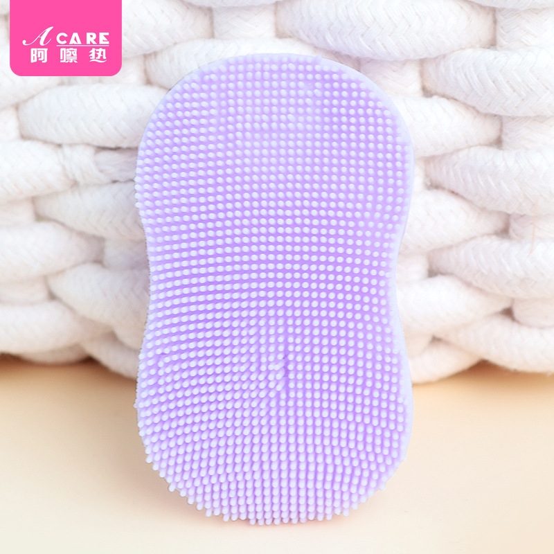 洗脸刷AA1SQ魉0-紫色洁面刷硅胶