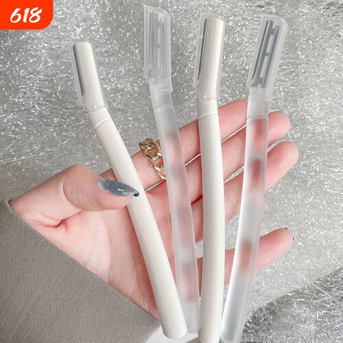 白色透明修眉刀防刮伤安全型