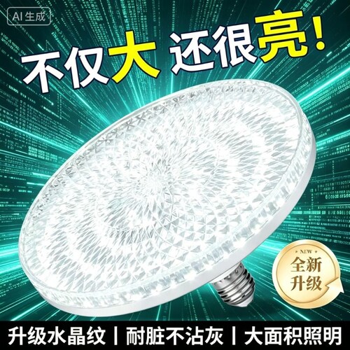 2025爆款水晶灯led灯泡e27螺口家用客厅餐厅卧室护眼白光节能灯泡