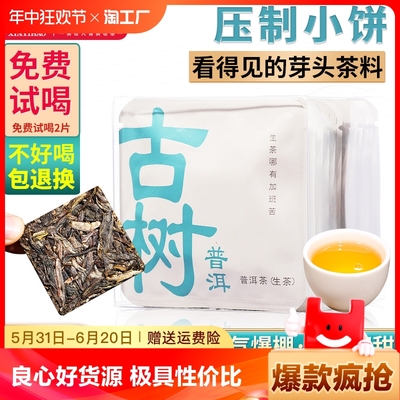 新益号冰岛古树生茶小沱茶