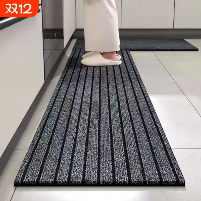 进门入户门厨房地垫PVC简约