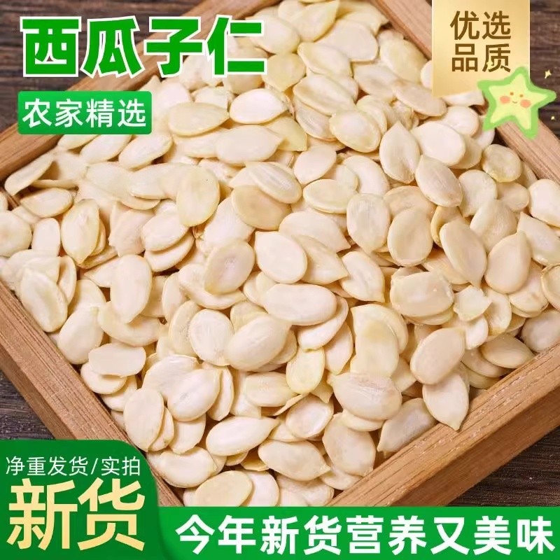 新货精品大片生小片瓜子仁西瓜生西原味月饼馅料烘培原料散装袋装