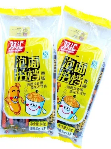 Shuanghui Ham колбаса 240 г мгновенного партнера по лапше немедленно съесть колбасу повседневное общежитие мгновенное лапша закуски партнеры