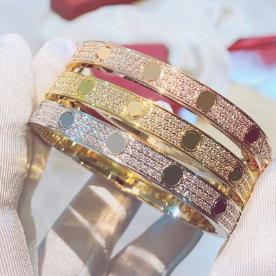 卡迪亚精工高品质满钻手镯