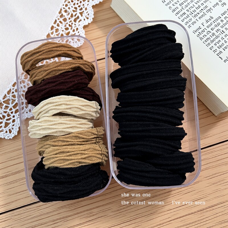 高马尾发绳头绳发圈高弹力耐用橡皮筋女扎头2024新款高端春夏头饰