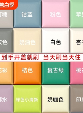 乳胶漆油漆室内家用墙面修复粉刷墙漆翻新白色内墙漆自刷涂料净味