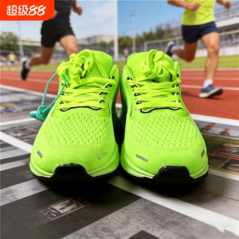 品牌爆款情侣跑步鞋轻便透气软底减震休闲百搭网面慢跑鞋女运动鞋