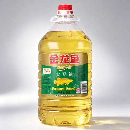 食用油金龙鱼精炼一级大豆油5L单桶装5L*1桶营养健康好油煎炸