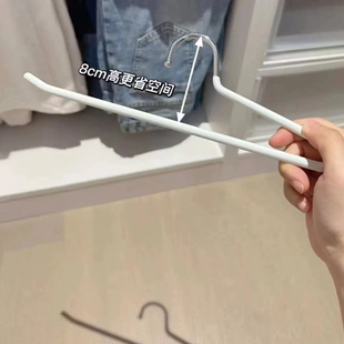 收纳神器挂裤架专衣架裤夹省空间衣柜收纳鹅颈家用防滑短裤衣物