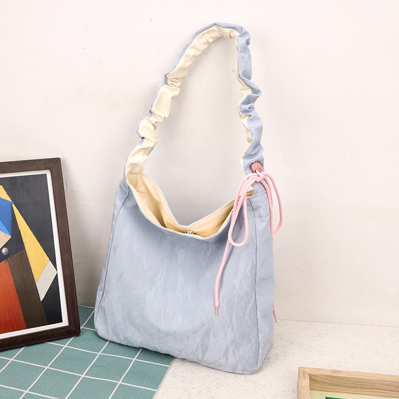 帆布包大学生上课放书手提袋上班族资料袋竖款布包女包包单肩包