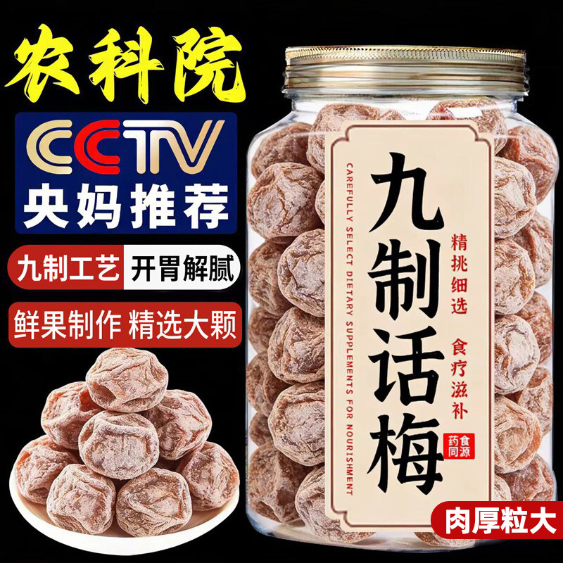 正宗话梅九制话梅皇干酸零食泡酒茶小零食青梅果干葡萄鲜果解馋