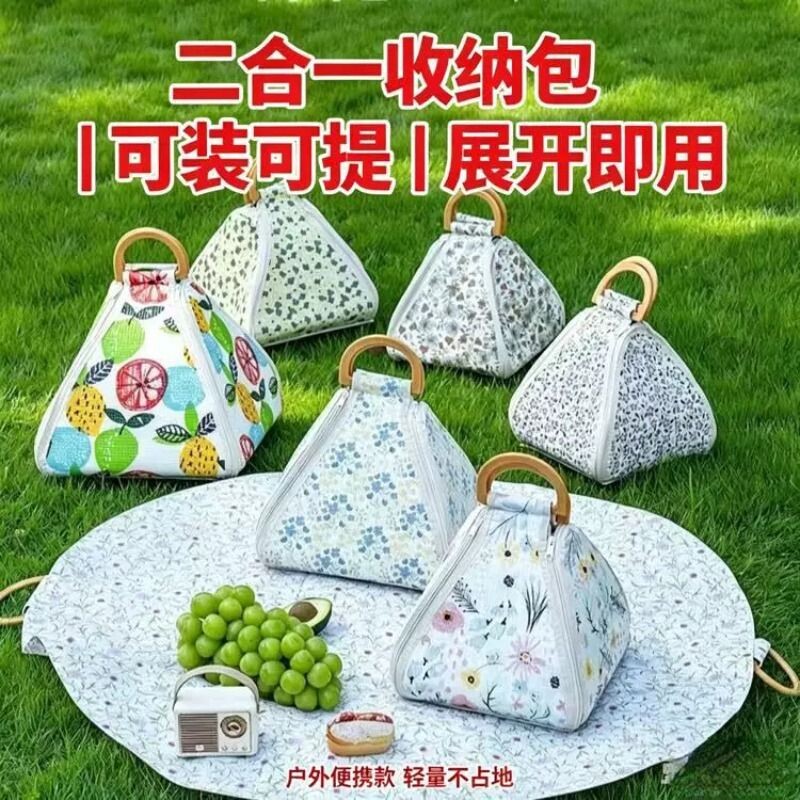 露营地垫野餐户外二合一										